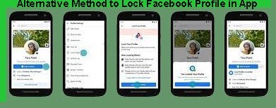 Alternative Method to Lock Facebook Profile in App
