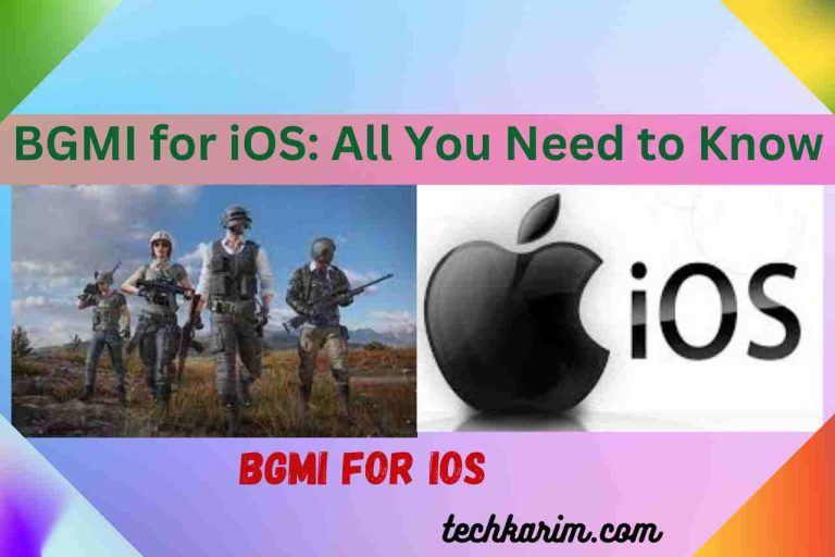 BGMI for iOS All You Need to Know