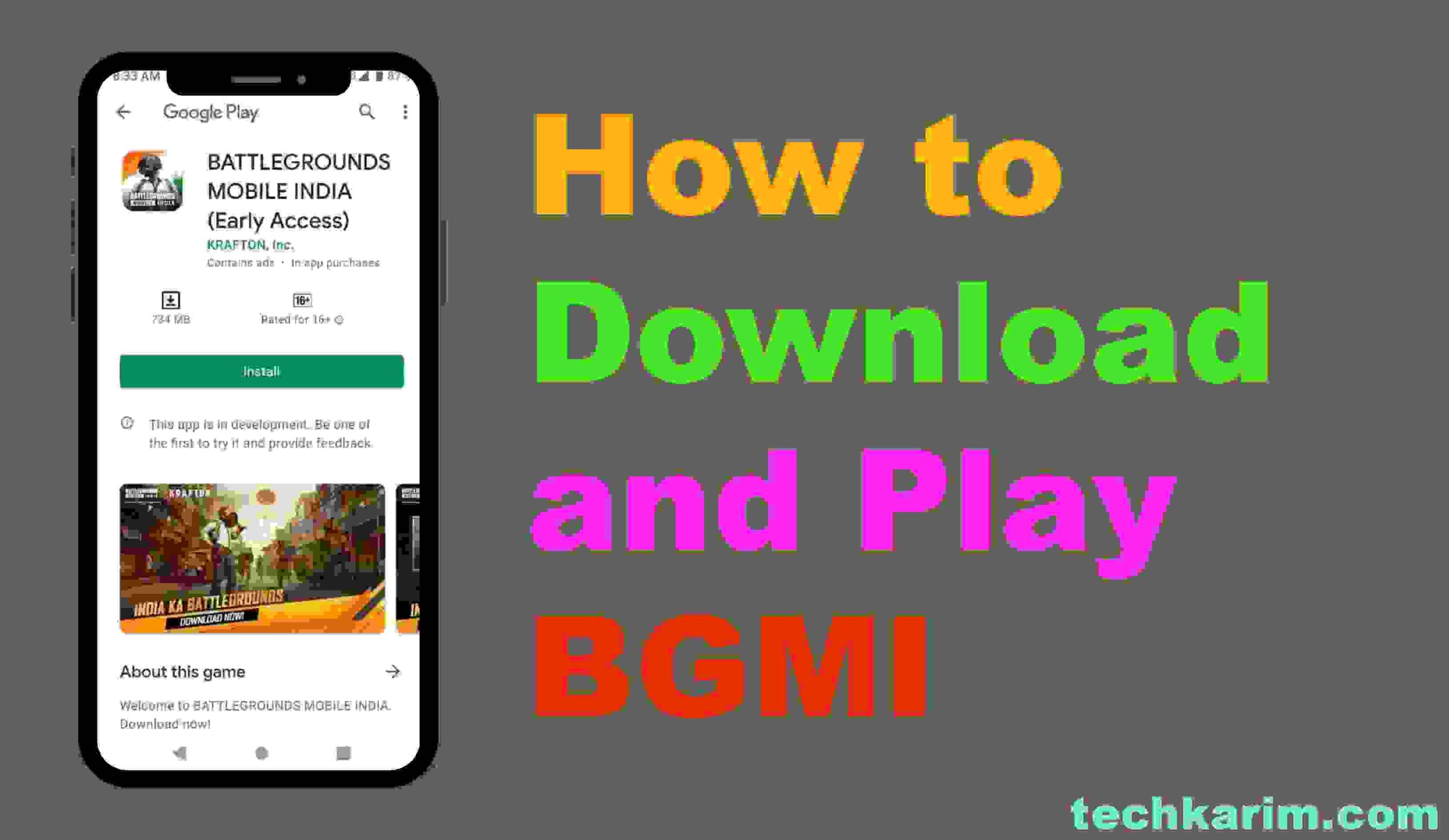 How to Download and Play BGMI
