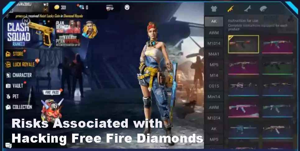 Risks Associated with Hacking Free Fire Diamonds