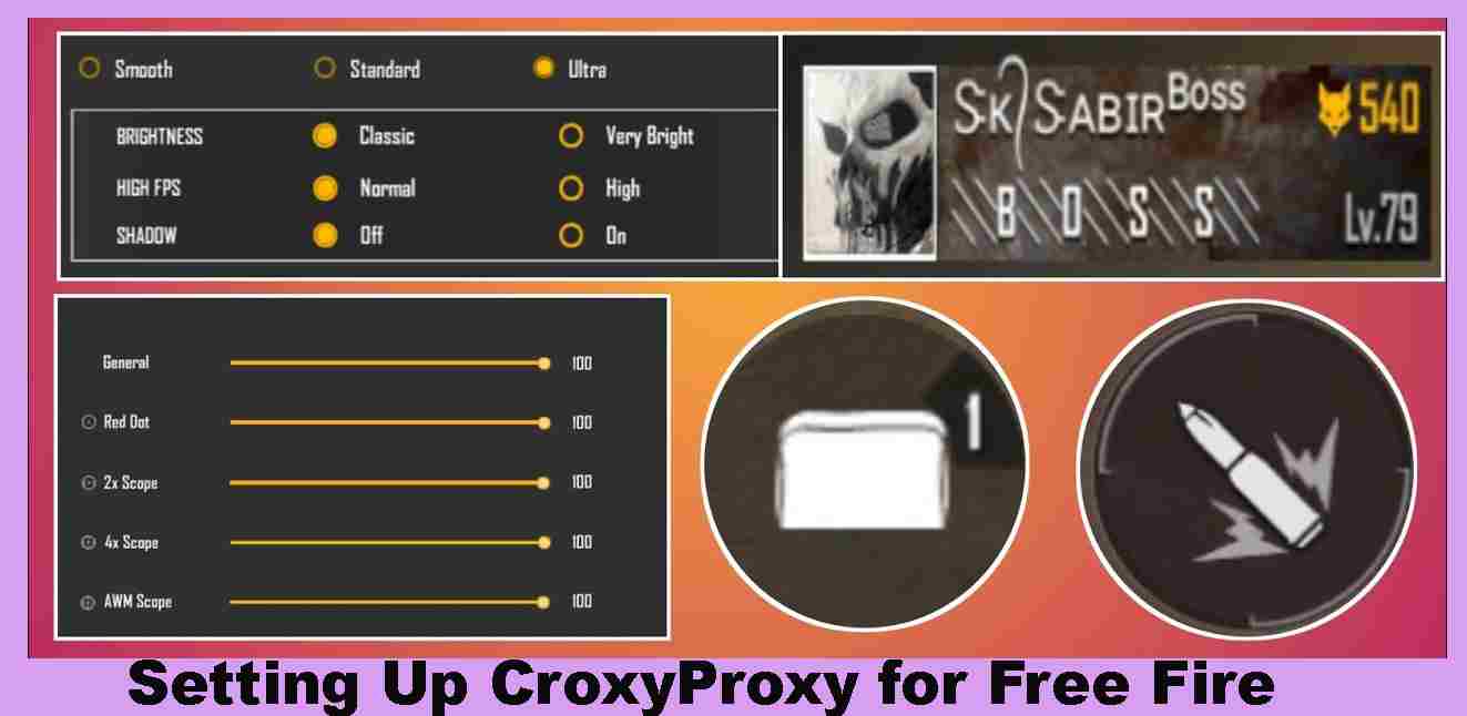 Setting Up CroxyProxy for Free Fire