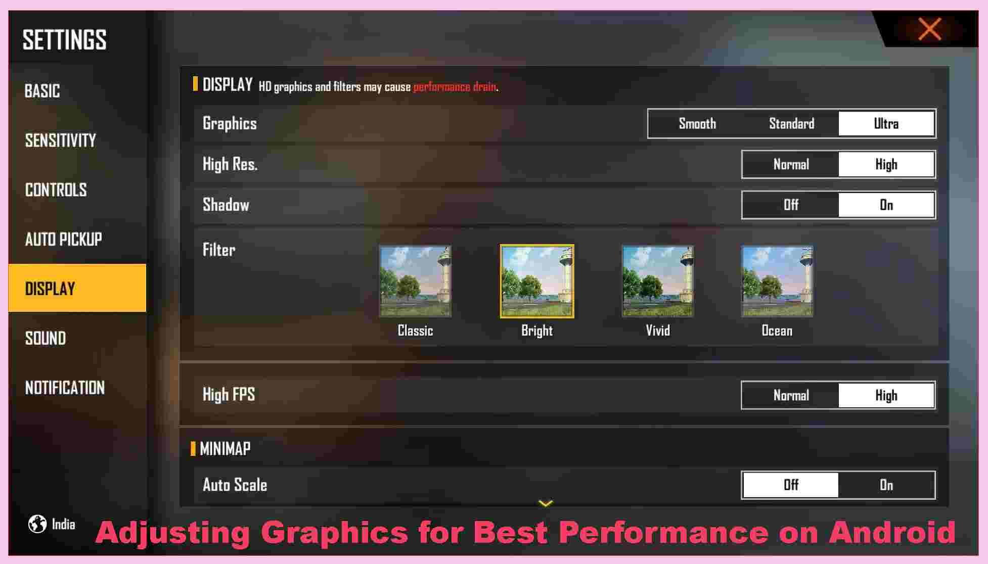 Adjusting Graphics for Best Performance on Android