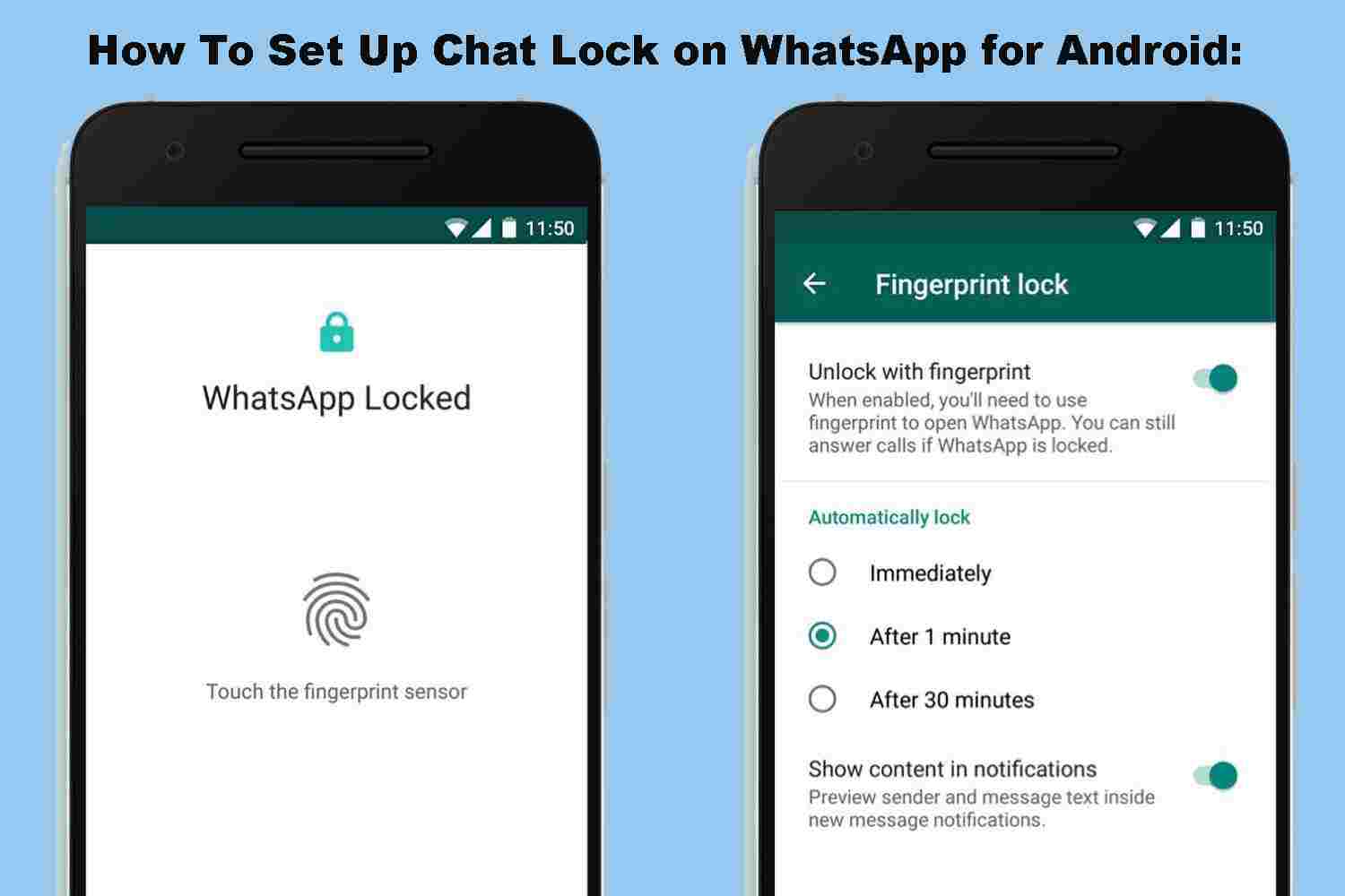 How To Set Up Chat Lock on WhatsApp for Android