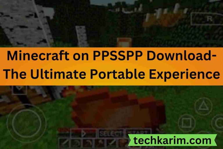 Minecraft on PPSSPP Download