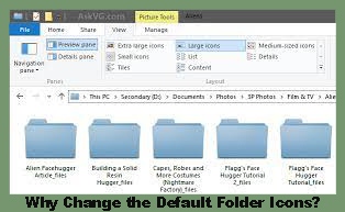 Why Change the Default Folder Icons