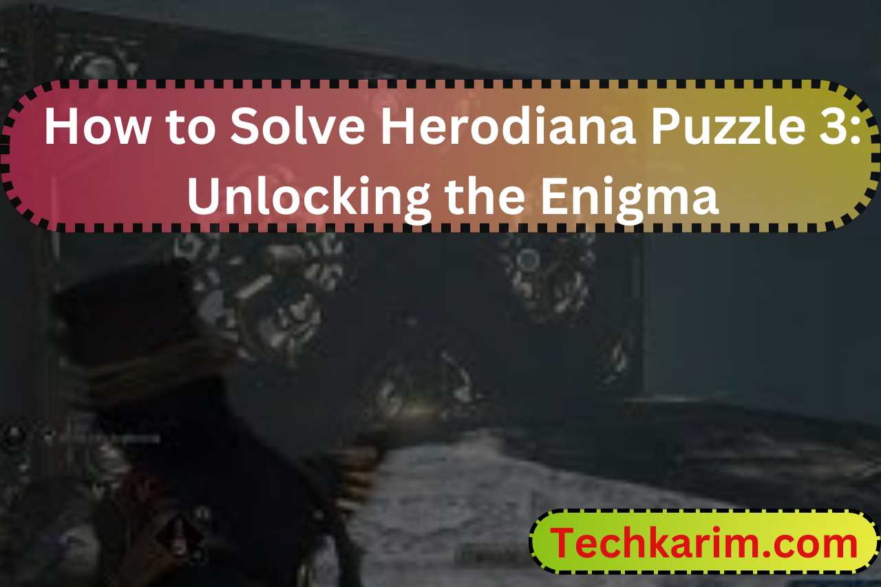 Solve Herodiana Puzzle