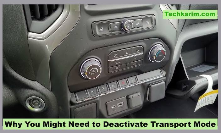 Why You Might Need to Deactivate Transport Mode