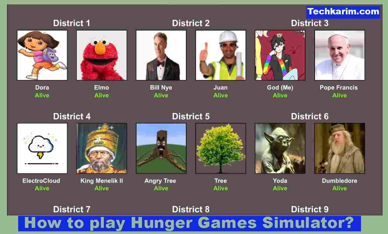 How to play Hunger Games Simulator