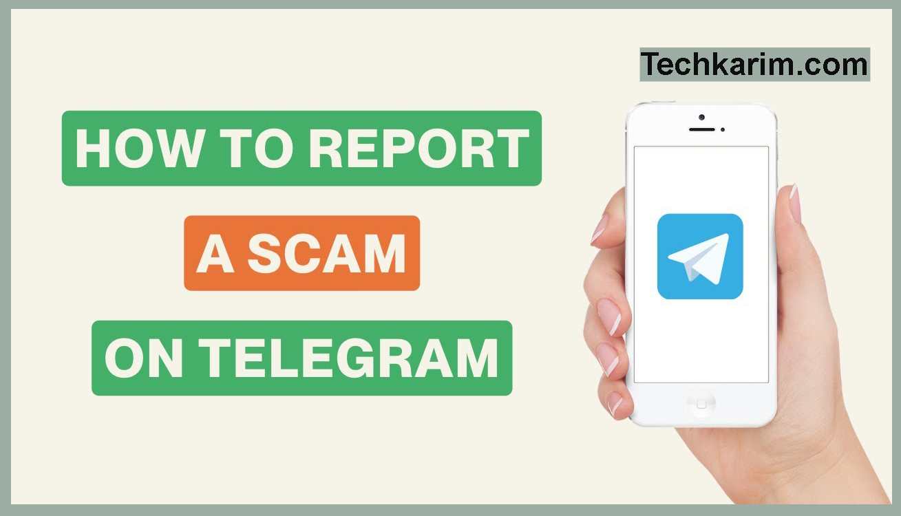How to Report Scams on Telegram