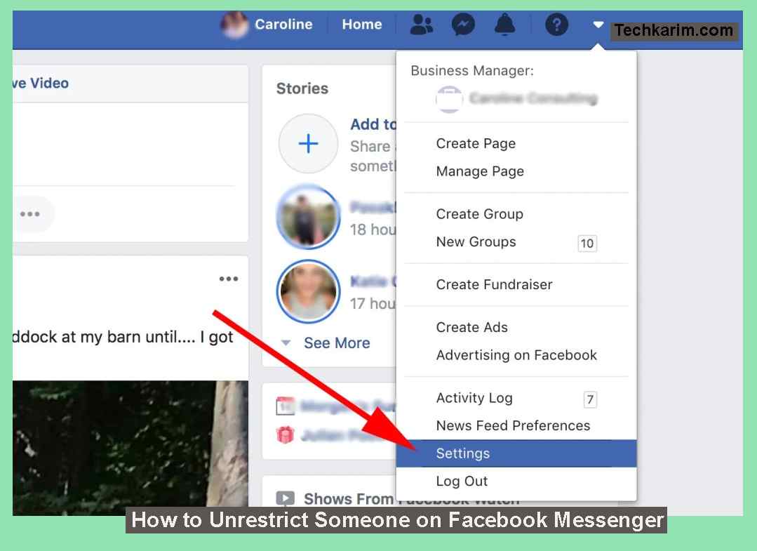 How to Unrestrict Someone on Facebook Messenger