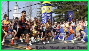 Boston Marathon Start Times