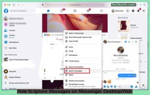 How to Ignore Messages on Messenger DesktopWeb